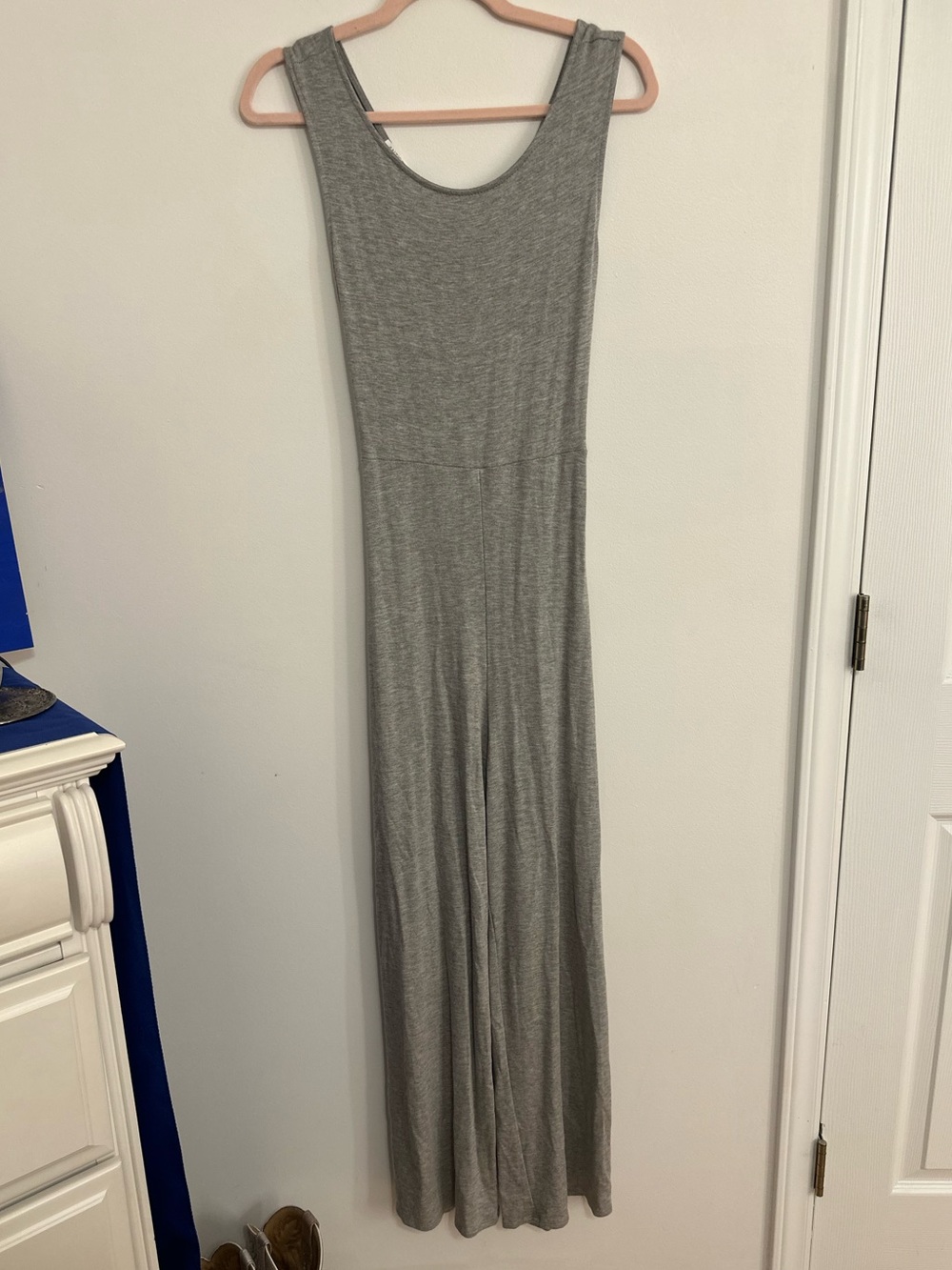 NWOT Open Back Jersey Knit Jumpsuit Size M